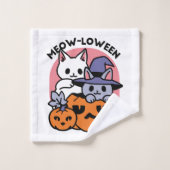Meow-Loween - Cute Halloween Conception Chat (Gant de toilette)