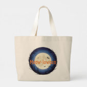 Meow-loween Magic" Tote Bag (Achterkant)