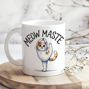 "Meow Maste" Funny Cat Lover's Koffiemok