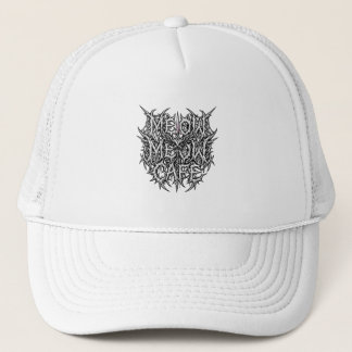 Meow Meow Cafe - Death Metal Kat Parodie Hoed Trucker Pet