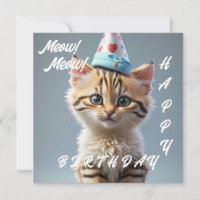 Meow! Meow! Gefeliciteerd