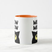 Meow Meow Grappige kat meme cartoon koffie mok cad (Midden)