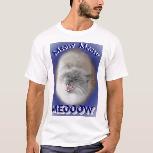 Meow meow t-shirt (Voorkant)