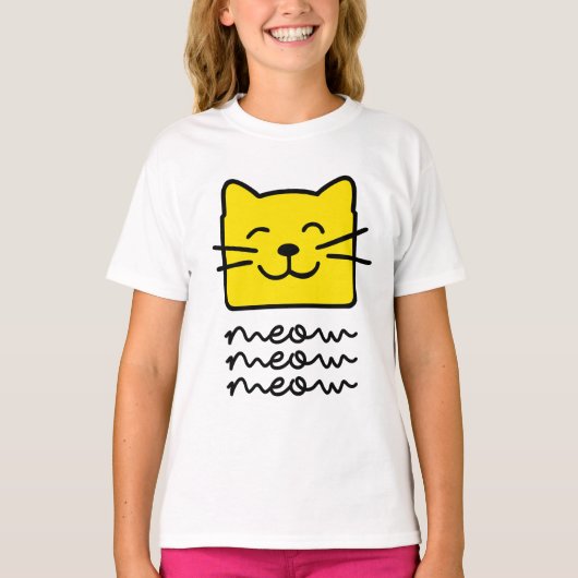 Meow Meow T-shirt (Voorkant)