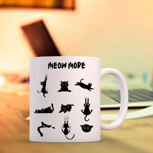 "Meow Mode" Drôle Chat Mug