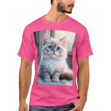“Meow Modus Aan – T-Shirt met Cute Kat Print”