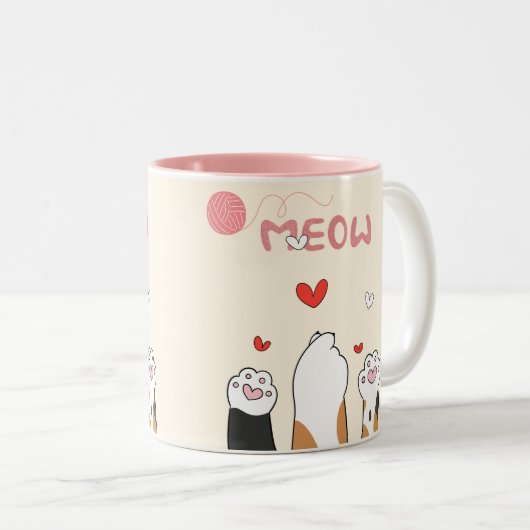 Meow mug (Devant droit)