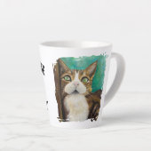 Meow Mug with cat painting (Angle droit)