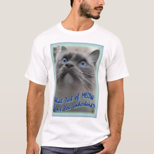 MEOW (nieuwe versie) T-shirt (Voorkant)