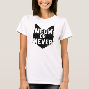 Meow of nooit t-shirt