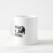 Meow ou Jamais Mug Drôle (Devant gauche)