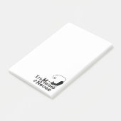 MEOW ou Never Cat Post-it® Notes (Incliné)