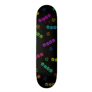 Meow Pawprinters Skateboard
