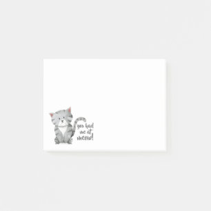 Meow Post-it® Notes