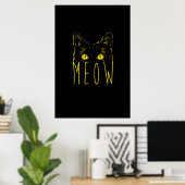Meow - Poster (Bureau à domicile)