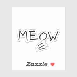 Meow Sticker