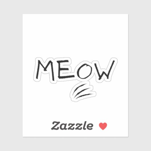 Meow Sticker (Vel)