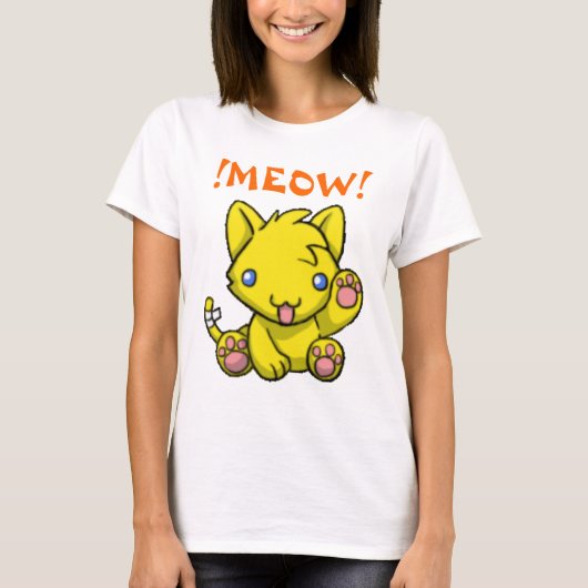 !MEOW! T-SHIRT (Voorkant)
