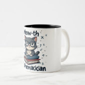 Meow-th Mathematician Tweekleurige Koffiemok (Voorkant rechts)