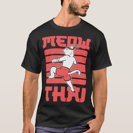 Meow Thai Muay Thai Fighter T-shirt (Voorkant)