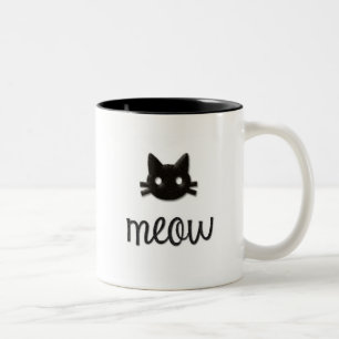 Meow Tweekleurige Koffiemok