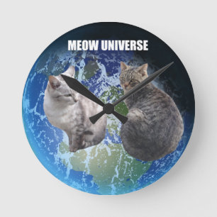 MEOW UNIVERSE RONDE KLOK