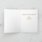 Meow-Velous De La Carte D'Anniversaire Du Chat (Intérieur)
