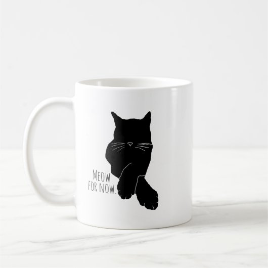 Meow voor nu Mok (Links)