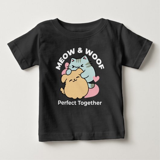 Meow & Woof Perfect Together - Schattigee kat en h (Voorkant)