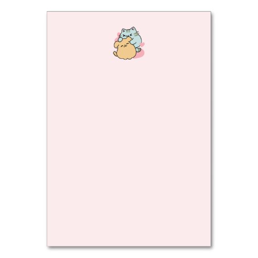 Meow & Woof Perfect Together - Schattigee kat en h Kaart (Achterkant)