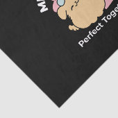 Meow & Woof Perfect Together - Schattigee kat en h Tissuepapier (Detail)