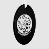 Meowcrobiology Microbiology Science Cat Lovers Ornament (voorkant)