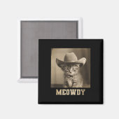 Meowdy Cat Magneet (Voorkant / Achterkant)