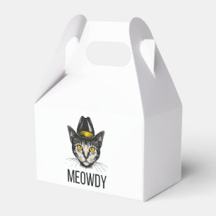 Meowdy Funny Cat Bedankdoosjes