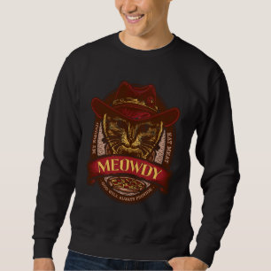 Meowdy Kat Mashup Tussen Meow en HowdyTexas Kat Trui
