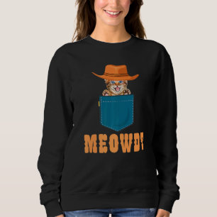 Meowdy Mashup tussen Meow en Howdy Cat Meme Trui