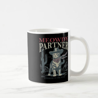 Meowdy Partner Whiskers in het Pet van de Windkat Koffiemok