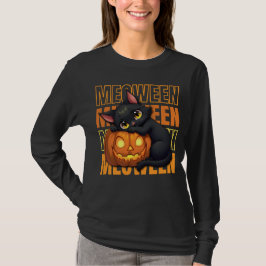 MEOWEEN - Kattenliefhebbers Halloween T-shirt