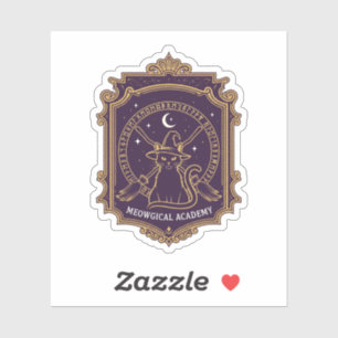 Meowgical Academy - Heksenkattenschool Sticker