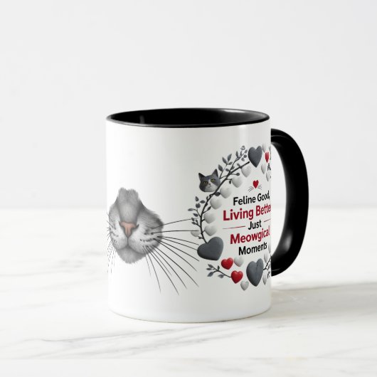 Meowgical Vibes – Living Better Cat Combo Mok (11) (Voorkant rechts)