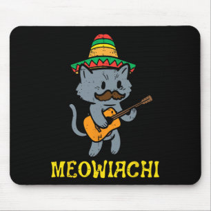 Meowiachi Cat Mariachi Funny Cinco De Mayo Mexican Muismat