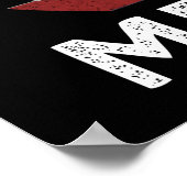 Meowica 4 juli patriottisch Amerikaans kat Poster (Hoek)