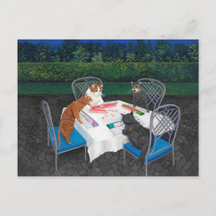 Meowjongg Briefkaart