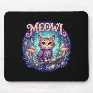Meowl Kat Uil Meme Brainrot Kinderen Vervloekt Dom Muismat