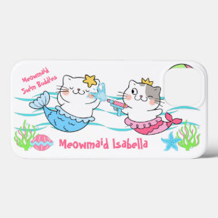 Meowmaids Mermaid Cats Swim Buddies iPhone 13 Hoesje