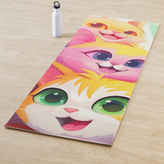 Meowmaste - Leuke kittens anime stijl Yogamat