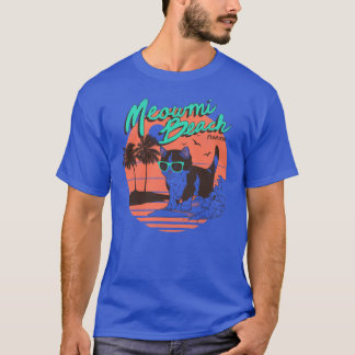 Meowmi strandmeisje vintage vriend t-shirt