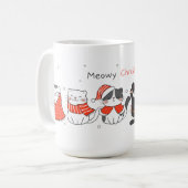 Meowmy Noël ! Mug (Devant gauche)