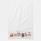 Meowmy Noël !  Serviettes de cuisine (Vertical)