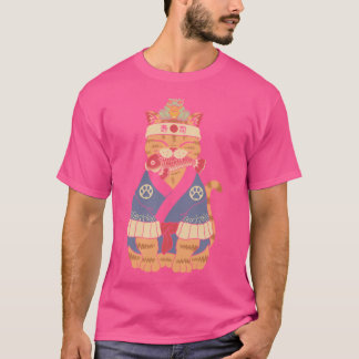 Meowster Cat and Croaker - Anime Samurai Tales T-shirt